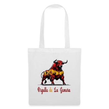 La fierté du design du drapeau de La Gomera - Sac en tissu - blanc - Devant