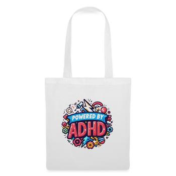TDAH - Sac en tissu - blanc - Devant