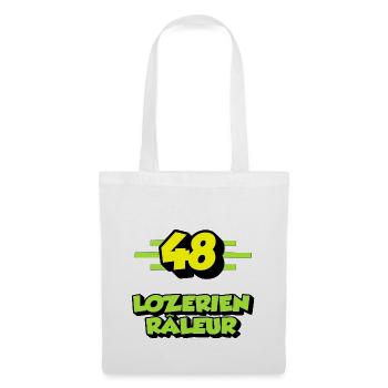 Lozérien râleur - Sac en tissu - blanc - Devant