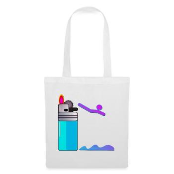 NATATION PLUS LÉGÈRE PLONGÉE - Sac en tissu - blanc - Devant