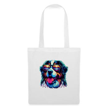 Bouvier bernois - Sac en tissu - blanc - Devant
