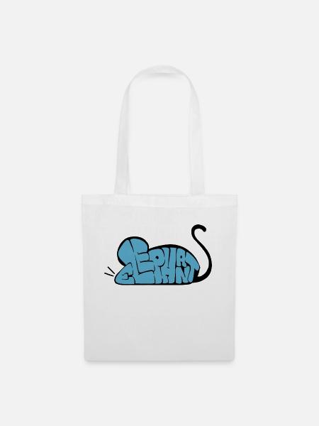 Graff Maus-Elefant - Stoffbeutel - Weiß