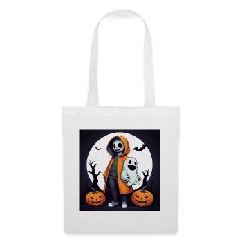Fantômes d’Halloween - Sac en tissu - blanc - Devant