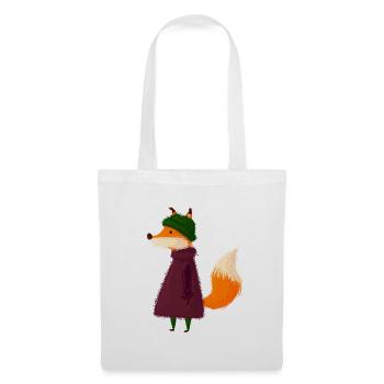 Renard - Sac en tissu - blanc - Devant
