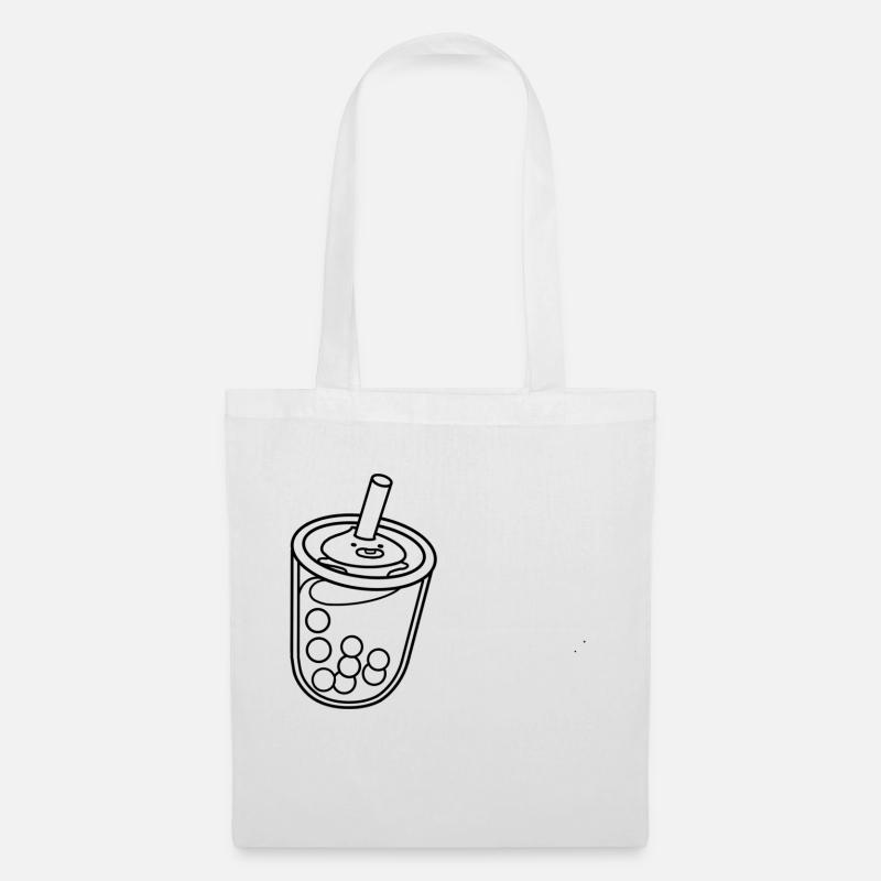 Bubble Tea - Stoffbeutel - Weiß