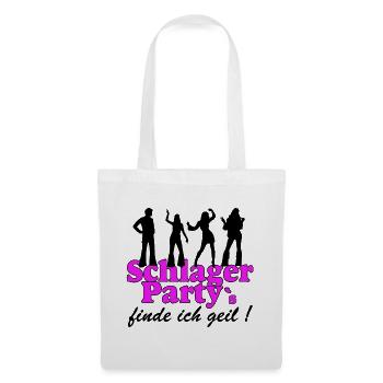Schlager Party, Schlager Musik, je trouve ça cool - Sac en tissu - blanc - Devant
