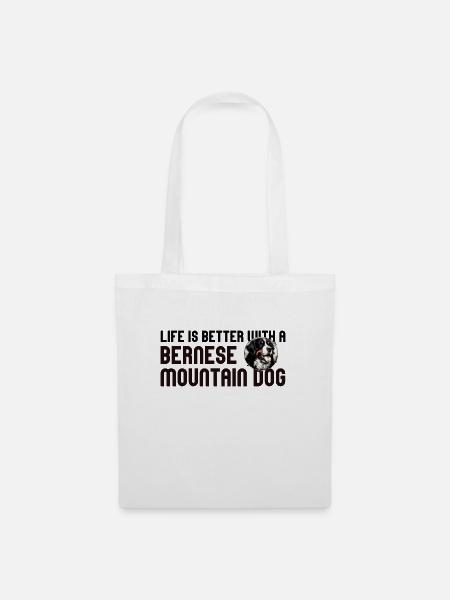Berner Sennenhund - Stoffbeutel - Weiß