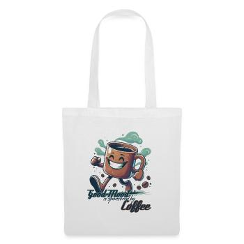 Good mood coffee mug gift - Tote Bag - white - Front