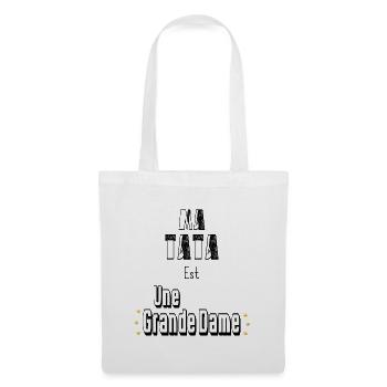 Ma Tata Est Une Grande Dame - Sac en tissu - blanc - Devant