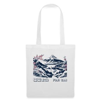 Neko Fuji San Kitten - Tote Bag - white - Front