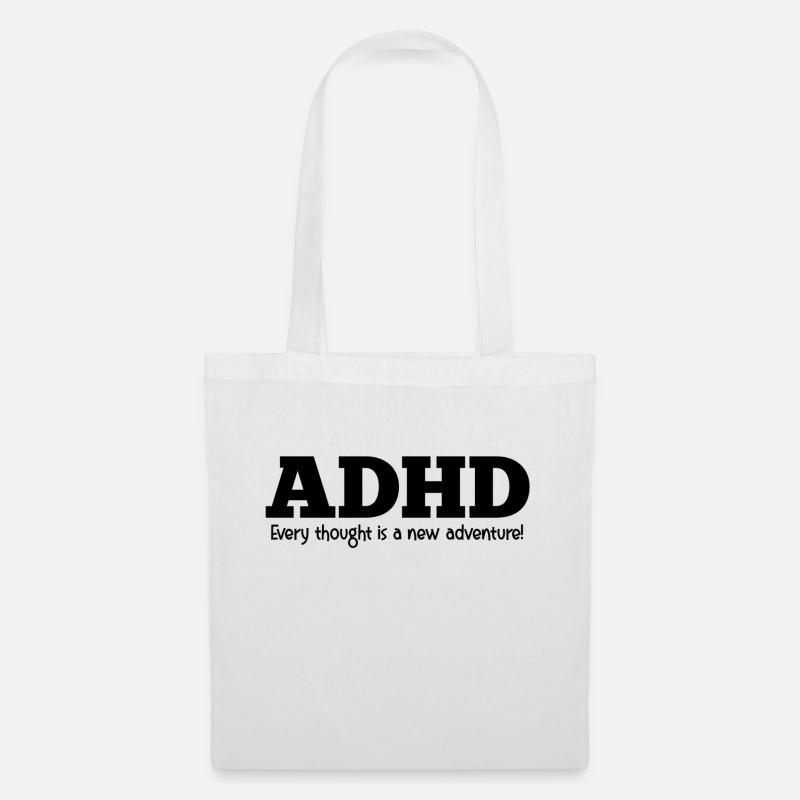 ADHD - Tote Bag - white