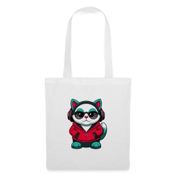 Chat Balinais Race Dessin animé Kawaii Animal Pet - Sac en tissu - blanc - Devant