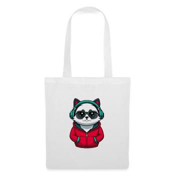Birman Chat Sacré Race Dessin Animé Kawaii Animal Pet - Sac en tissu - blanc - Devant