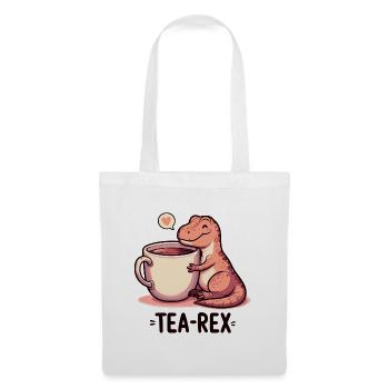 Tea Rex Tea Rex Tea Drinker Gift - Tote Bag - white - Front