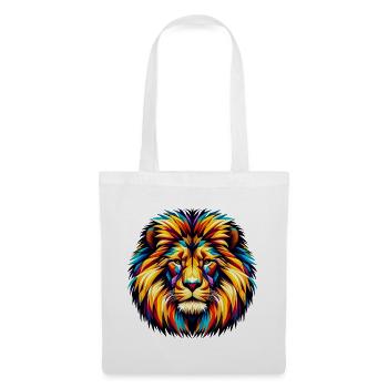 Lion - Sac en tissu - blanc - Devant