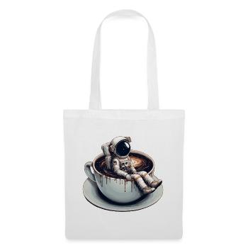 Coffee Astronaut Mug Galaxy Gift - Tote Bag - white - Front