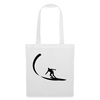 Surf Planche de surf Surfeur Sports nautiques - Sac en tissu - blanc - Devant