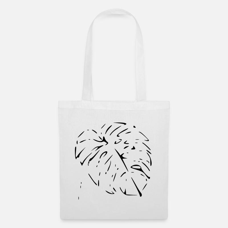 Monstera - Tote Bag - white