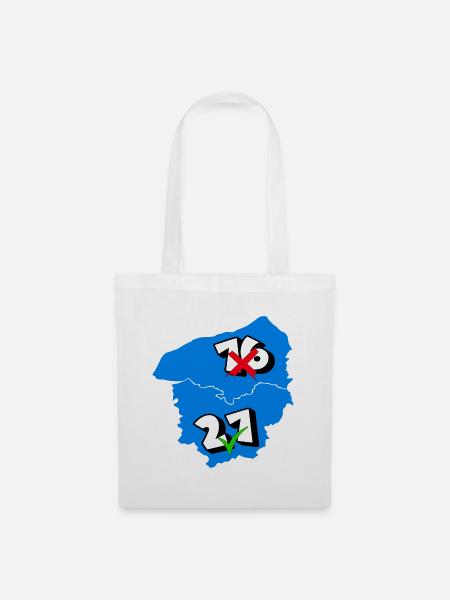 Region Haute-Normandie - Stoffbeutel - Weiß