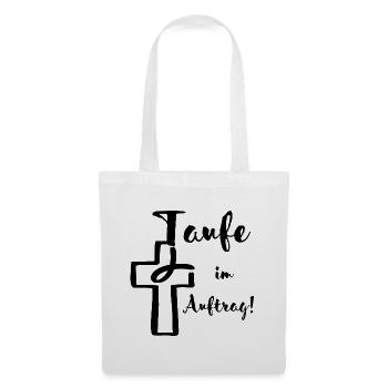 Baptism on behalf of the fish dips into the cross Baptismal feast - Tote Bag - white - Front