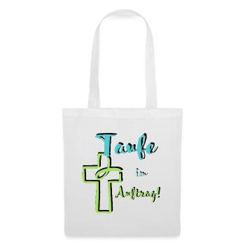 Baptism on behalf of the fish dips into the cross Baptismal feast - Tote Bag - white - Front