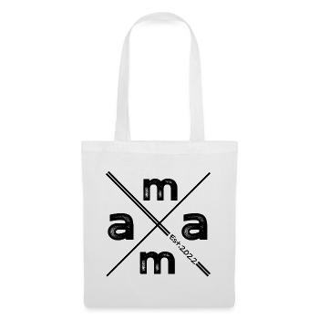 Mama Established 2022 – Vintage Minimalist Design - Stoffbeutel - Weiß - Vorne