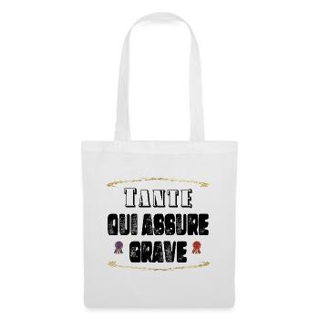 Tante Qui Assure Grave - Sac en tissu - blanc - Devant