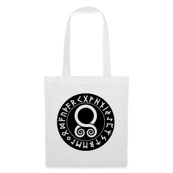 Sceau des Trollkors : Runes de Protection - Sac en tissu - blanc - Devant