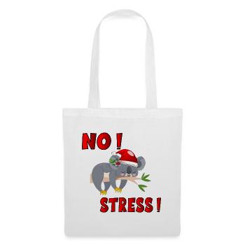 CHRISTMAS ANIMALS NO STRESS - Tote Bag - white - Front