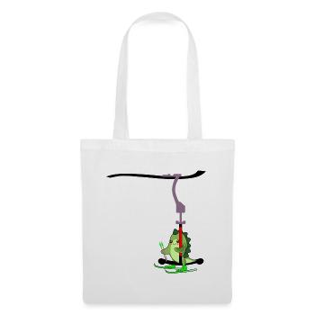 REMONTÉE MÉCANIQUE ENFANTS SKI DINOSAURE - Sac en tissu - blanc - Devant