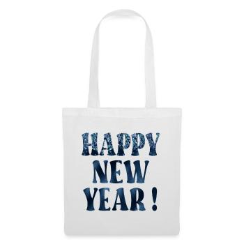 FÊTE DU NOUVEL AN - Sac en tissu - blanc - Devant