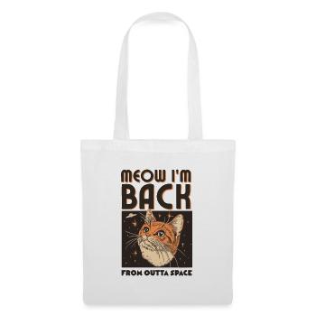 Miaou, je suis de retour - Sac en tissu - blanc - Devant