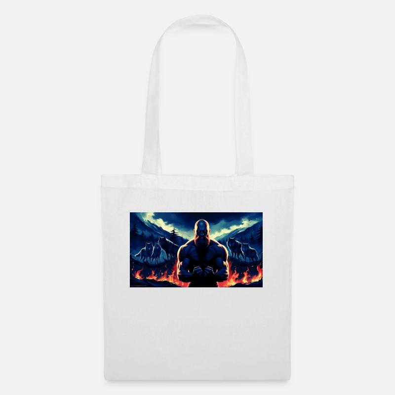 Primal Guerrier - Sac en tissu - blanc