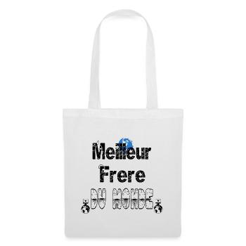 Meilleur Frère du Monde - Sac en tissu - blanc - Devant
