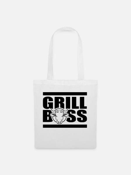 grill - Stoffbeutel - Weiß