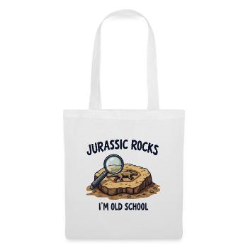 Je suis de la vieille école - Sac en tissu - blanc - Devant