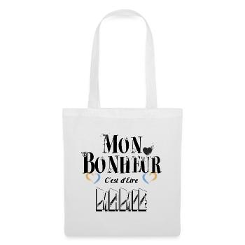 Mon Bonheur C'est d'Etre Mamie - Sac en tissu - blanc - Devant