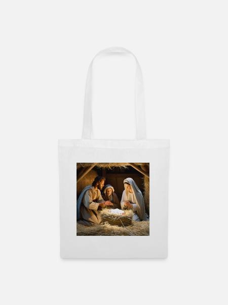katolikk, jesus kristus, messe, kristen - Stoffveske - hvit