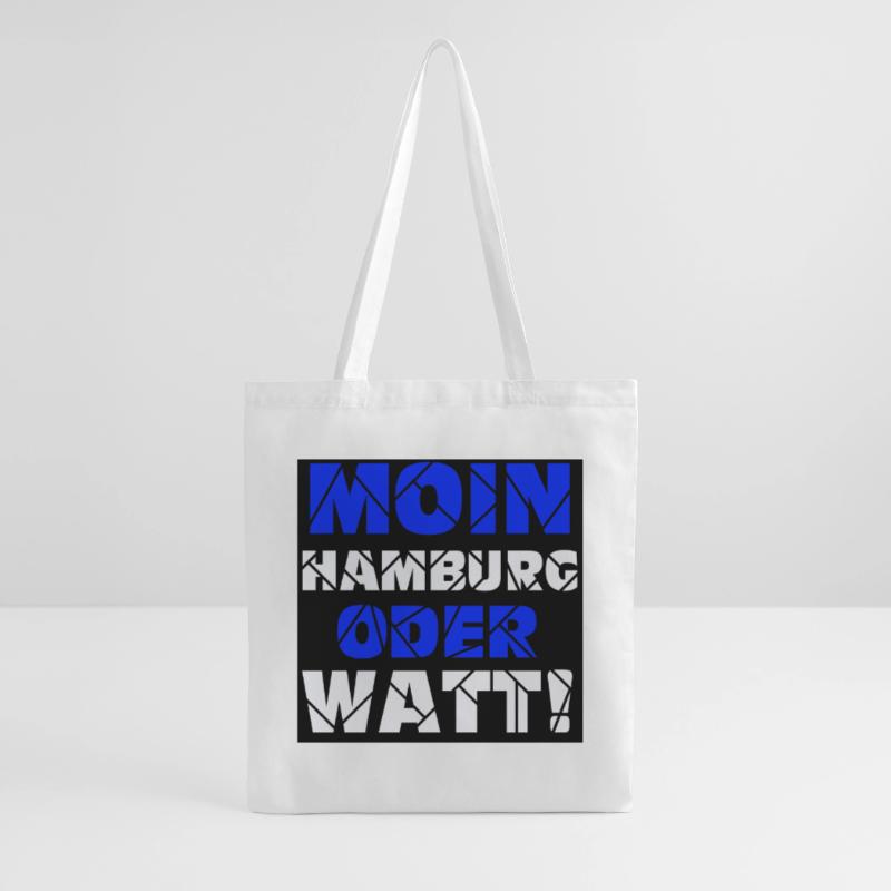 Hamburg , Moin oder watt (25) Stoffbeutel