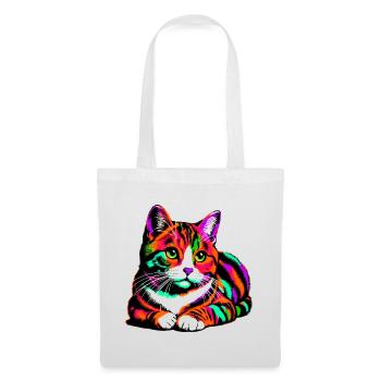 Cat - Tote Bag - white - Front