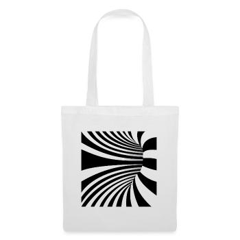 Hypnotic Black and White Art - Tote Bag - white - Front