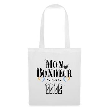Mon Bonheur C'est d'Etre Tata - Sac en tissu - blanc - Devant