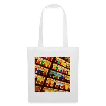 Bright colored bottles - Tote Bag - white - Front