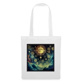 Astrologie mystique - Sac en tissu - blanc - Devant