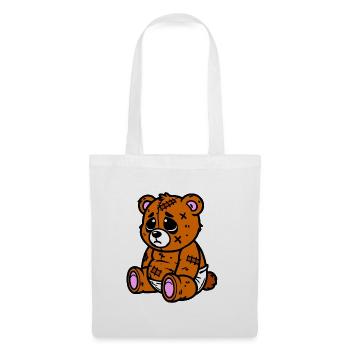 Little sad bear - Tote Bag - white - Front