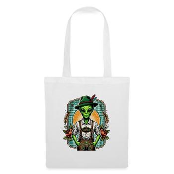Bavarian alien - Tote Bag - white - Front