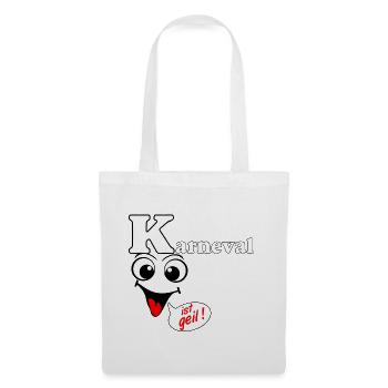 Carnaval , Le carnaval est génial , Chemise amusante de fête - Sac en tissu - blanc - Devant