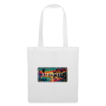 Byron Bay Australia Palm Trees Beach Design - Tote Bag - white - Front