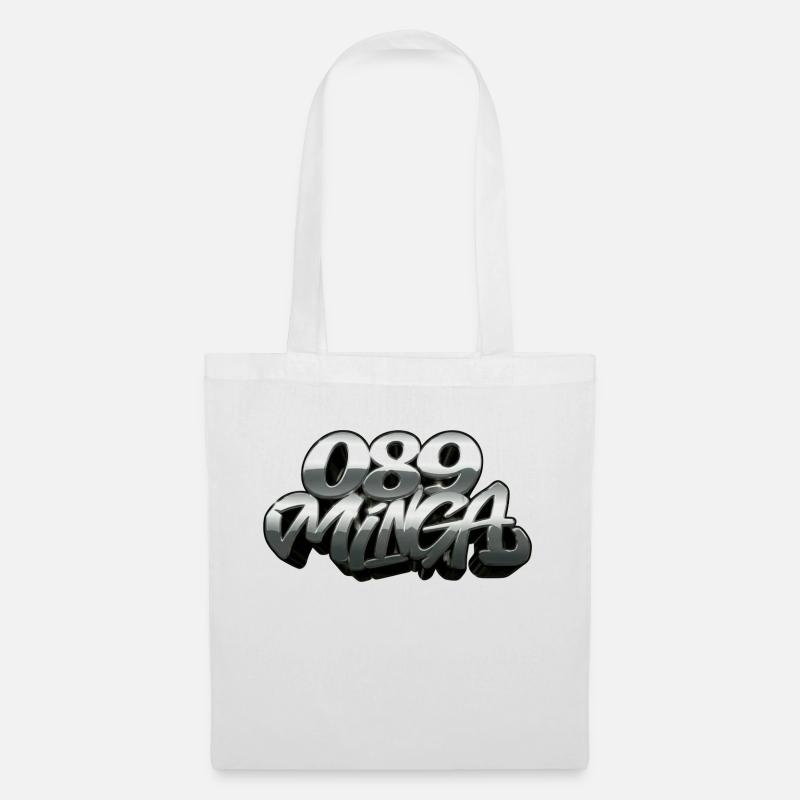 089 Minga Logo - Stoffbeutel - Weiß