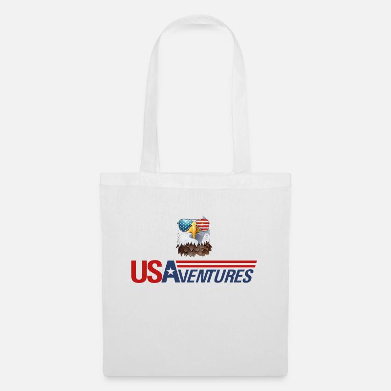 Eagle head logo - Sac en tissu - blanc